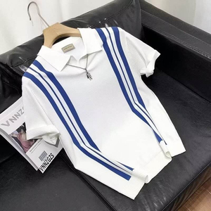 เสื้อโปโลคุณภาพสูงทรงปกติบุผ้าฝ้าย 100% สำหรับผู้ชาย รับสั่งทำลายพิมพ์แบบ Sublimation เสื้อโปโลเรียบสำหรับเล่นกอล์ฟ - Product Image 5