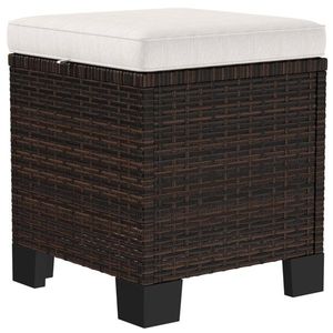 2 Pouf da Esterno in Vimini per Arredamento da Giardino - Product Image 4