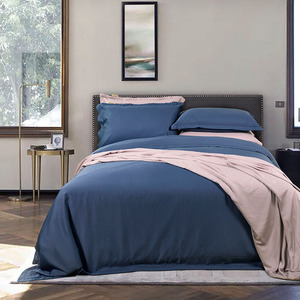 Good Quality Embroidery Duvet Cover Plain Bedsheet Set <b>Silk</b> Bamboo Cotton Bed <b>Sheets</b> Luxury Bedding Sets With Pillow Case - Product Image 4