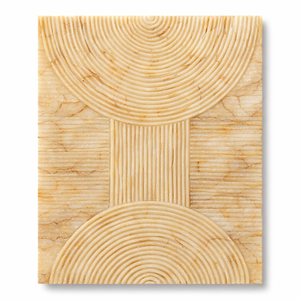 Décoration murale en bois 3D en relief, motif feuille artisanal avec détails fins, texture naturelle, décoration intérieure - Product Image 3