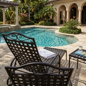 Weatherproof Powder Coated Wrought Iron European Design KHP Park <b>Bench</b> Custom Hand Forged <b>Metal</b> <b>Garden</b> Long Chair 2-Seater - Product Image 4