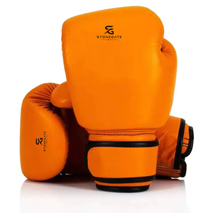 Guantes de Boxeo de Cuero con Diseño de Llama Personalizado, Transpirables, para Entrenamiento y Combate, para Hombres y Mujeres 2026 - Product Image 1