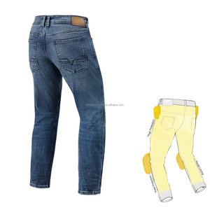 Motorbike Breathable Unisex Jeans Style Racing <b>Pants</b> with CE <b>Pads</b> Protective Gear for Street Riding All Seasons - Product Image 5