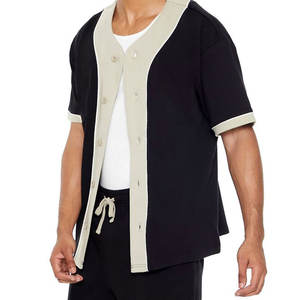 Camiseta de Béisbol Sublimada con Logotipo Personalizado, 100% Poliéster, Camiseta de Softbol Lisa, Camiseta de Béisbol con Botones, Camiseta de Béisbol Informal - Product Image 6