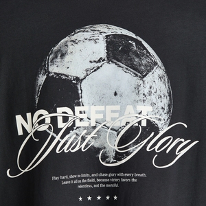 T-shirt d'été confortable grande taille à col rond et motif géométrique 100 % coton de haute qualité pour usine - Product Image 5