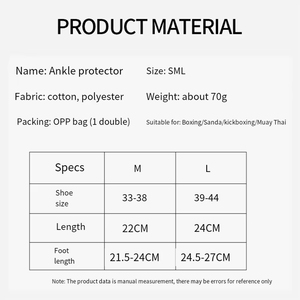 Tobillera Elástica Personalizada para Gimnasio, con Logotipo Personalizado, Protección de Tobillo para Boxeo, Muay Thai, Kickboxing, MMA, Artes Marciales - Product Image 6
