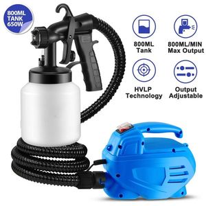 650W 800ML/Min HVLP Paint Sprayer Machine 3 Spraying Patterns with Moto Power Spray Gun for Oil Primer and Water Primer - Product Image 3