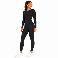 Ensemble de sport côtelé léger de haute qualité pour femme – Legging de yoga couleur unie et T-shirt de course confortable à compression frontale pour la gym