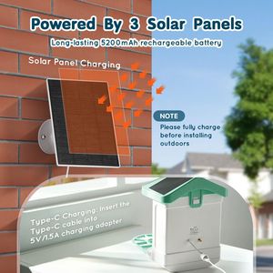 Telecamera per Alimentatore di Uccelli 2K HD ad Energia Solare con Identificazione AI delle Specie Avvolgenti (Oltre 10.000 Specie) e Design Impermeabile - Product Image 4