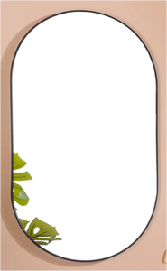 Espejo de pared de diseño de hojas doradas de lujo, espejo decorativo moderno con marco de metal para decoración del hogar al mejor precio - Product Image 2