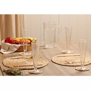 Flûte à champagne haut de gamme à texture martelée – Vaisselle élégante pour mariages et célébrations - Product Image 2