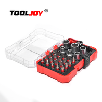 TOOLJOY produsen Hotsale S2 baja 28pcs soket dan Bit Set HARGA TERBAIK Obeng kualitas tinggi Set mudah dibawa