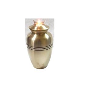 Urna para mascotas de estilo americano clásico Suministros de cremación de níquel negro de funerales de alta calidad al mejor precio - Product Image 5