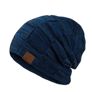 Wholesale Unisex Knitted Beanie Hat Solid Color Acrylic <b>Winter</b> <b>Cap</b> Casual Style 56-58CM Adult - Product Image 2