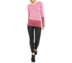 T-shirts de compression légers et respirants pour femmes enceintes, de haute qualité, avec coussinets de poitrine, pour la gym et le yoga, à manches courtes - Product Image 2