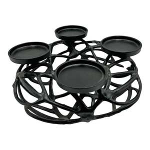 Support de bougie à 4 supports, décoration de maison durable - Product Image 4