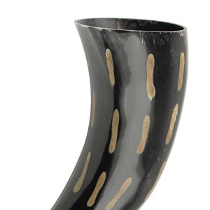 Ensemble de cornes à boire vikings légendaires, faites à la main, polies, écologiques, en corne de buffle, style médiéval, objet de collection, cadeau artisanal - Product Image 2
