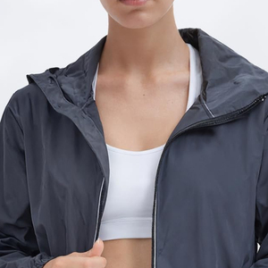Wholesale Price OEM Service <b>Women</b> <b>Windbreaker</b> Jackets In Low MOQ Customized Logo Printing Breathable <b>Windbreaker</b> Jacket - Product Image 6