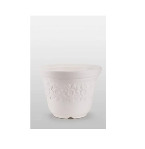 Pot de fleurs Sunny Pot 20 Fresh, grand pot en plastique de 20 pouces pour une utilisation intérieure et extérieure, jardin, balcon, terrasse - Product Image 1