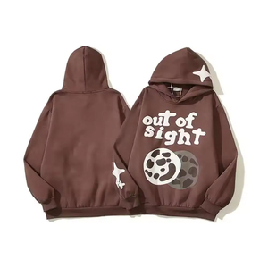 Fournisseur de sweats à capuche personnalisés en gros avec impression en relief, sweat à capuche en coton lourd de qualité supérieure avec impression de logo en relief pour unisexe - Product Image 1