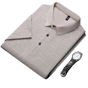 POLO de manga corta informal de negocios con estampado Hombre Nuevo para 2025, Top cómodo y transpirable de manga corta a la moda - Product Image 2