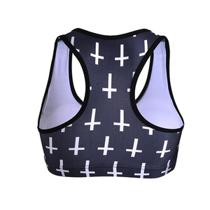 Soutien-gorge de sport sublimé pour femme, maintien élevé, idéal pour la gym, la course et le yoga, matière respirante et anti-transpiration - Product Image 3