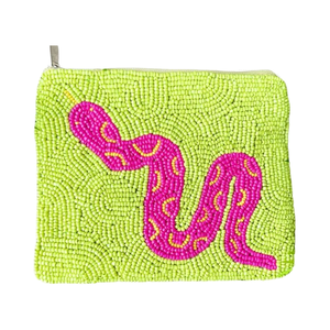 Wholesale Customized Color & Logo Glass Seed Beads Embroidery Floral Pattern Travel Coin Purse Tote <b>Bag</b> Promotional <b>Gift</b> - Product Image 3