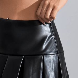 Wholesale Professional Women's Leather <b>Skirts</b> <b>Tight</b> Winter Custom Design High Waist Slimming Breathable Comfortable Wear Genuine - Product Image 2