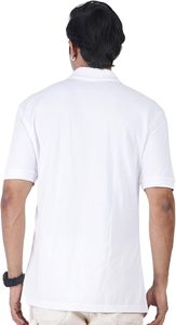 Polo pour homme luxueux à col tricoté, confectionné en pur coton respirant, offrant un confort supérieur, manches courtes. - Product Image 2