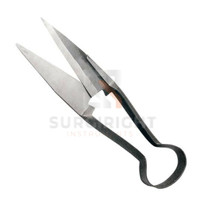 Ciseaux à moutons Blush Surgical Brass Double Bow 7 pouces, réutilisables, manuels, certifiés CE, classe I, instrument vétérinaire pour bétail 6-12 - Product Image 1