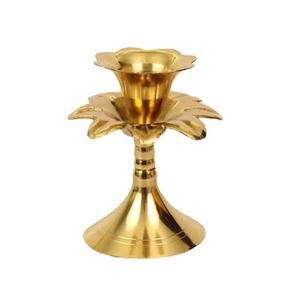 High Quality Brass Vintage <b>Small</b> <b>Candle</b> Holder With Polish Finished For Home Decoration Metal <b>Candle</b> Stand For Table Top Decor - Product Image 2