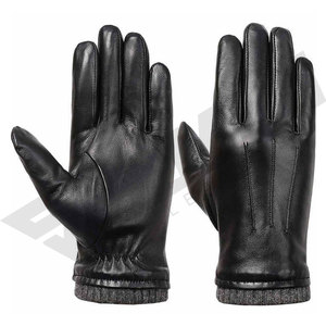 Professional Fashion Formal Men's Sheep Skin Leather Dressing Gloves Breathable Touchscreen Outdoor Casual Warm Daily Four - Product Image 4