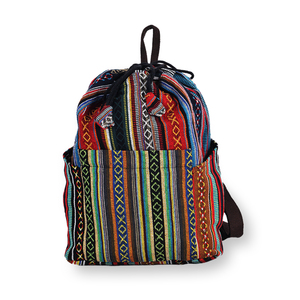 Cotton <b>Drawstring</b> <b>Backpack</b> Comfy and Eco-Friendly for Daily Use - Product Image 1
