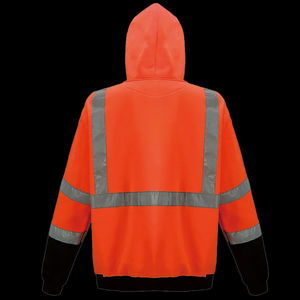 Sudadera con Capucha de Invierno Clase 1 al por Mayor, de Forro Polar Resistente, de Alta Visibilidad, Reflectante, Impermeable, con Logotipo Personalizable - Product Image 2