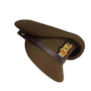 หมวกแก๊ป OEM แบบมีปีก ขายส่ง เครื่องประดับศีรษะสำหรับกิจกรรมกลางแจ้งทุกวัน ทำจากขนสัตว์ 100% ใช้ได้ทุกฤดู ขนาดปรับแต่งได้ พร้อมป้ายโลโก้ - Product Image 5