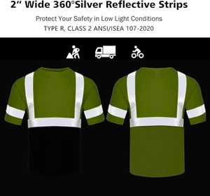 Top Selling High Visibility Two Tone Long Sleeve <b>Waterproof</b> Men's <b>Work</b> Wear Safety Shirt 100% Polyester Hi Vi Reflective - Product Image 5