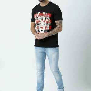 T-shirt pour homme avec logo personnalisé, broderie personnalisée, imprimé avec votre propre logo de marque, t-shirt à manches courtes pour homme - Product Image 5
