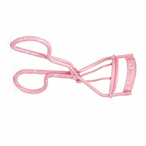 Rizador de Pestañas Desechable Rosa de Acero Inoxidable con Diseño Floral y Almohadilla Suave, Ligero y Fácil de Usar - Product Image 3