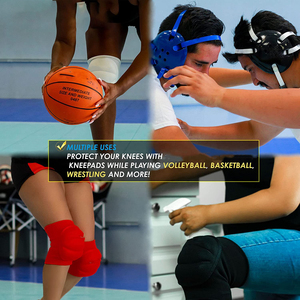 Sports Volleyball Knee Pads with Extra Support for Volleyball Soccer Basketball Dancing <b>Cycling</b> - Product Image 6