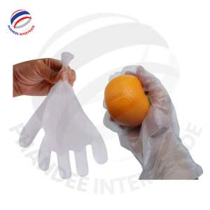 Plastic Gloves Transparent HDPE Disposable High Quality Affordable for Food Preparation and Other General Purposes - Product Image 2