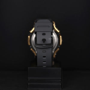 Iced Out Moissanite Diamond <b>Watch</b> Rose Gold Tone Dial Luxury Hip Hop Sport Rubber Strap <b>Quartz</b> Digital <b>Mens</b> Everyday WristWatch - Product Image 5