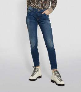 Jeans Rectos de Cintura Media para Adultos, Ecológicos, de Secado Rápido, Transpirables, Resistentes al Viento, de Poliéster/Algodón, Casuales de Otoño, Largos - Product Image 1