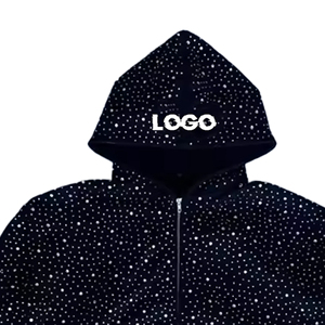 Sudadera con Capucha para Hombre, Diseño Nuevo, Tejido Grueso de 300g, 100% Algodón, Talla Grande, Térmica, Transpirable, Ecológica, Otoñal, con Estampado Personalizado - Product Image 3