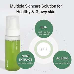 ผลิตภัณฑ์ล้างหน้าแบบฟองลดสิวโนนิ155มล. ผลิตภัณฑ์ดูแลผิวจากเกาหลีผลิตภัณฑ์ความงามเท่านั้น - Product Image 2