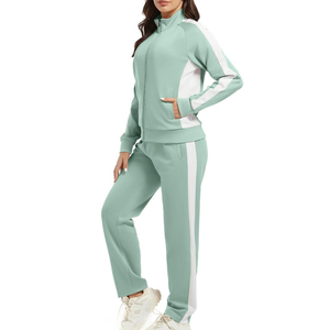 Conjunto Deportivo Informal para Mujer, con Capucha, Cierre de Cremallera, Manga Larga, Transpirable, Corte Regular, Spandex y Poliéster - Product Image 2