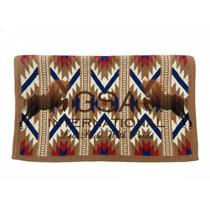 Couvertures de selle personnalisables surdimensionnées 34x36 en 100% laine de Nouvelle-Zélande pour l'équitation sportive et les compétitions western. - Product Image 2