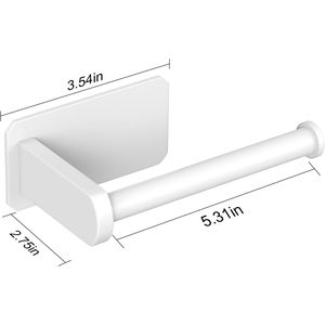 Portarotolo da Parete Autoadesivo in Acciaio Inossidabile per Carta Igienica e Cucina - Nessuna Foratura Richiesta - Per Uso in Bagno - Product Image 3