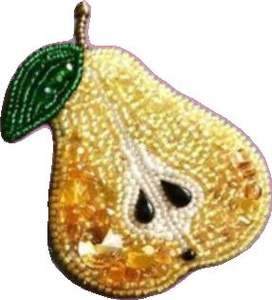 Broche moderno hecho a mano con cuentas, elegante accesorio para fiestas a precio económico. - Product Image 2