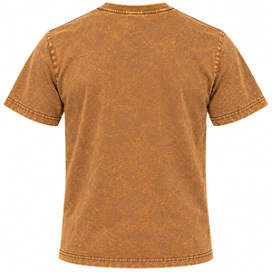Camiseta Iota Phi Theta marrón lavada para hombre, manga corta, cuello redondo, escudo bordado, efecto vintage, camiseta informal de algodón cómoda - Product Image 4
