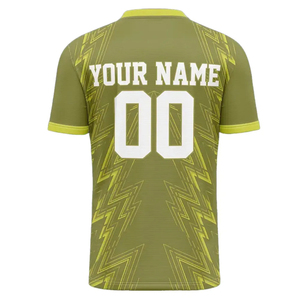 <b>Light</b> Weight Fashion New Style Men's Soccer Jersey-Plus Size Quick Dry 100% Polyester Short Sleeve - Product Image 3